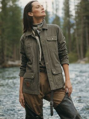 Ralph Lauren vintage Utility fly fishing jacket khaki green